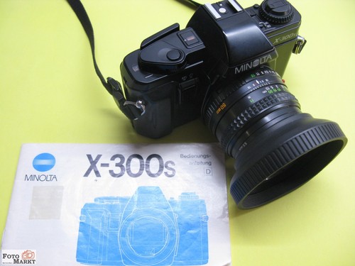 Minolta spiegelreflex 300s - minolta, x-300s